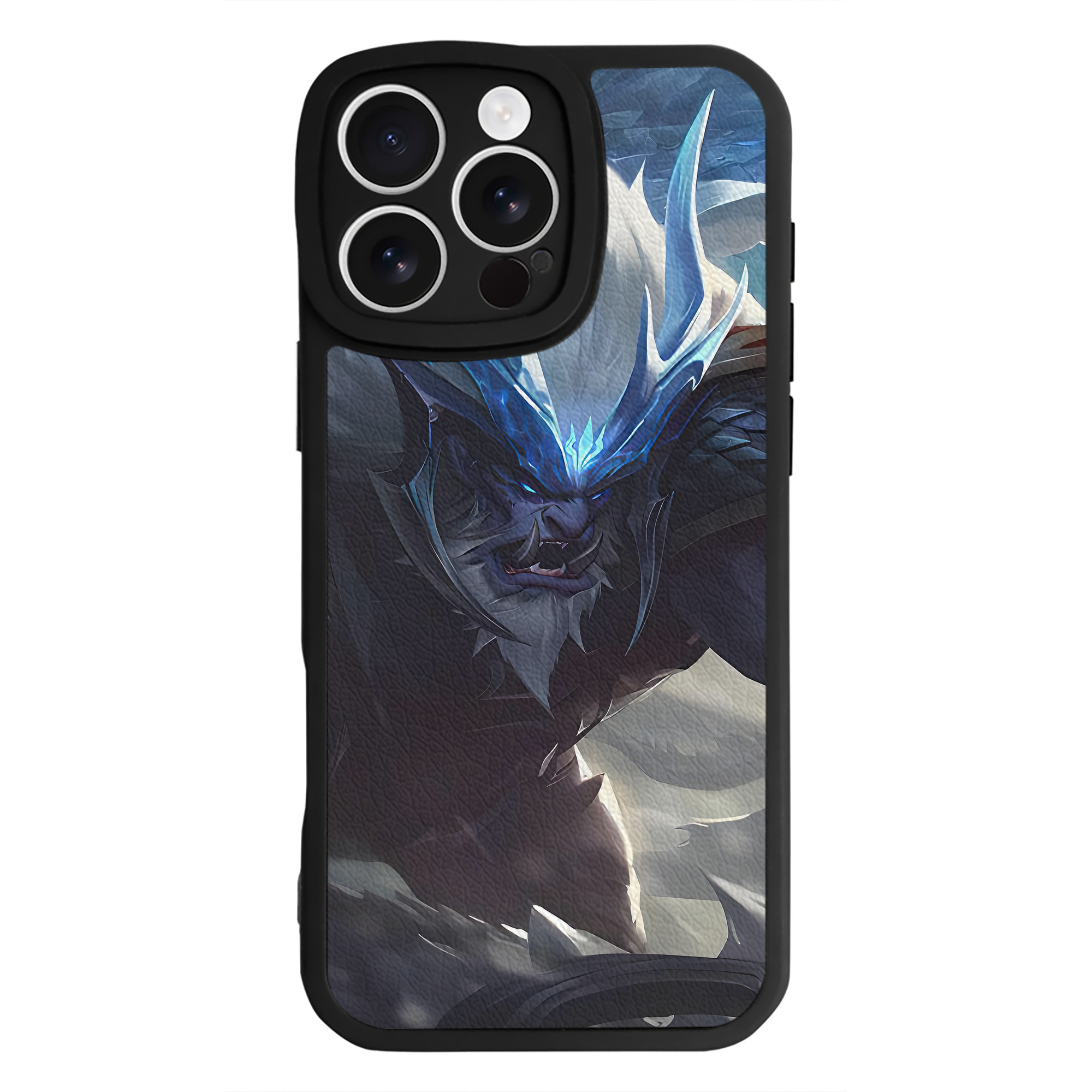（画像用） リーグ・オブ・レジェンド League of Legends LOL 【iPhone 16シリーズ対応】シリコンスマホケース（レザー調） 材質：シリコン